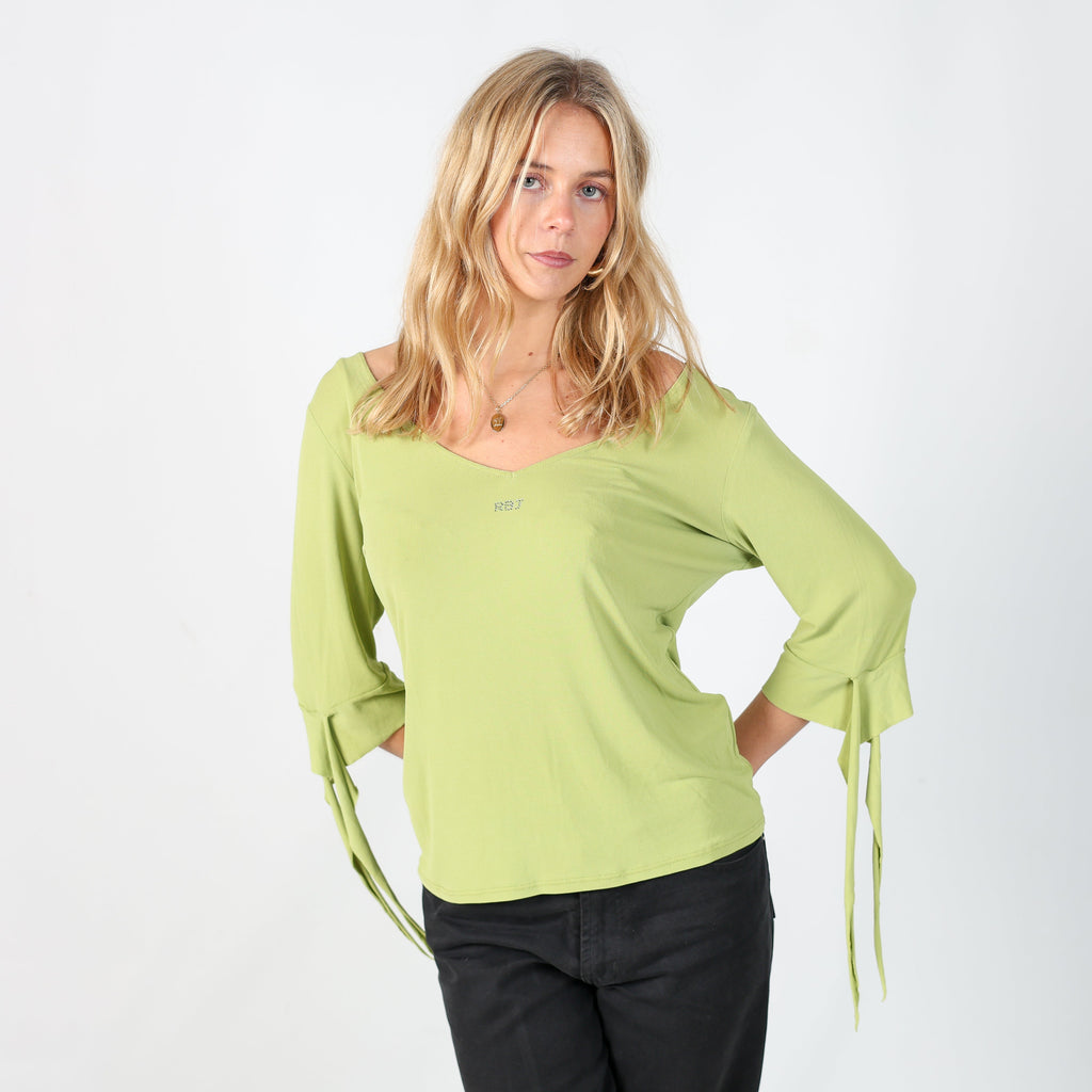 Light Green Y2K Roccobarocco Cami (M)