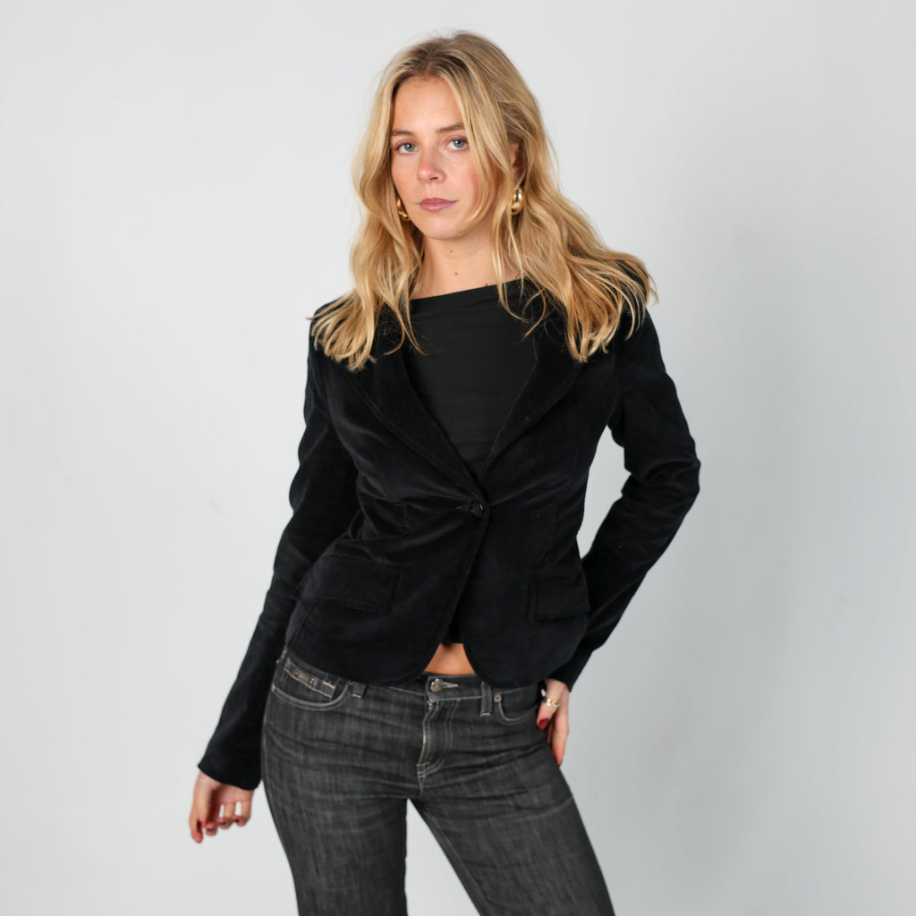 Black Y2K Imperial Blazer (XS)