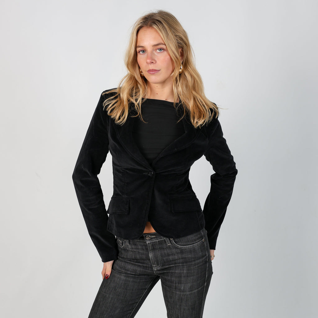 Black Y2K Imperial Blazer (XS)