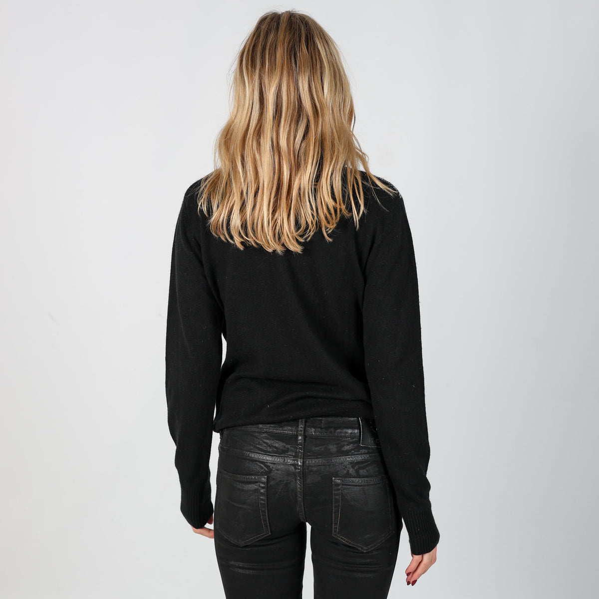 Black Y2K Max Mara Knitted Jumper (S)