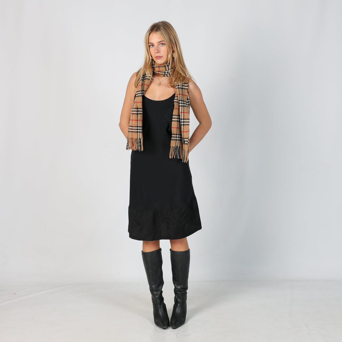 Black Y2K Diesel Slip Dress (S)