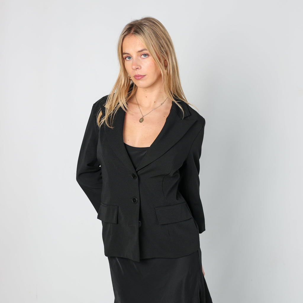 Black Y2K Denny Rose Blazer (S)
