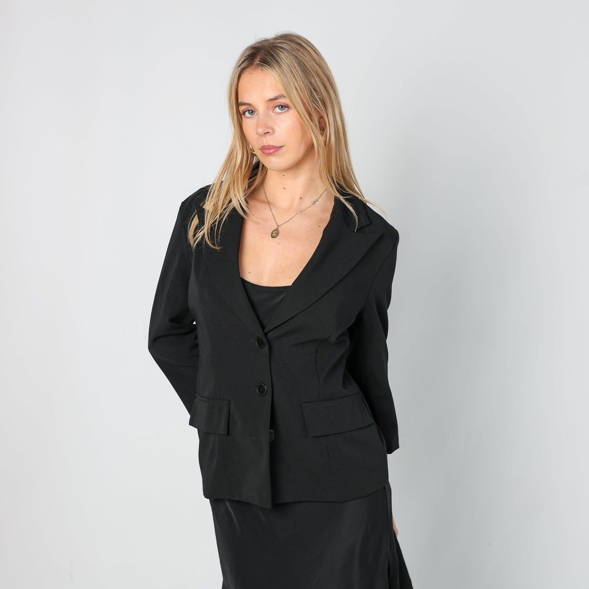 Black Y2K Denny Rose Blazer (S)