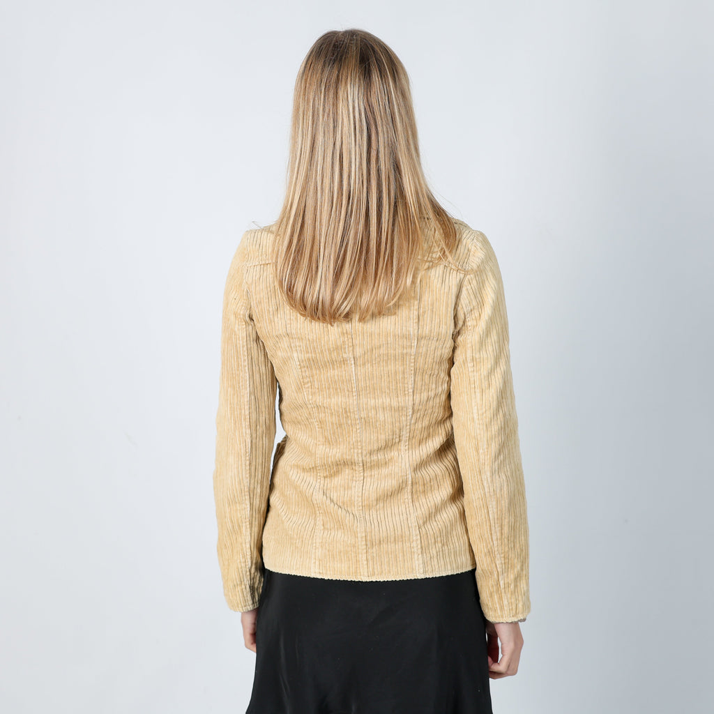 Tan Y2K Pimkie Cord Jacket (S)