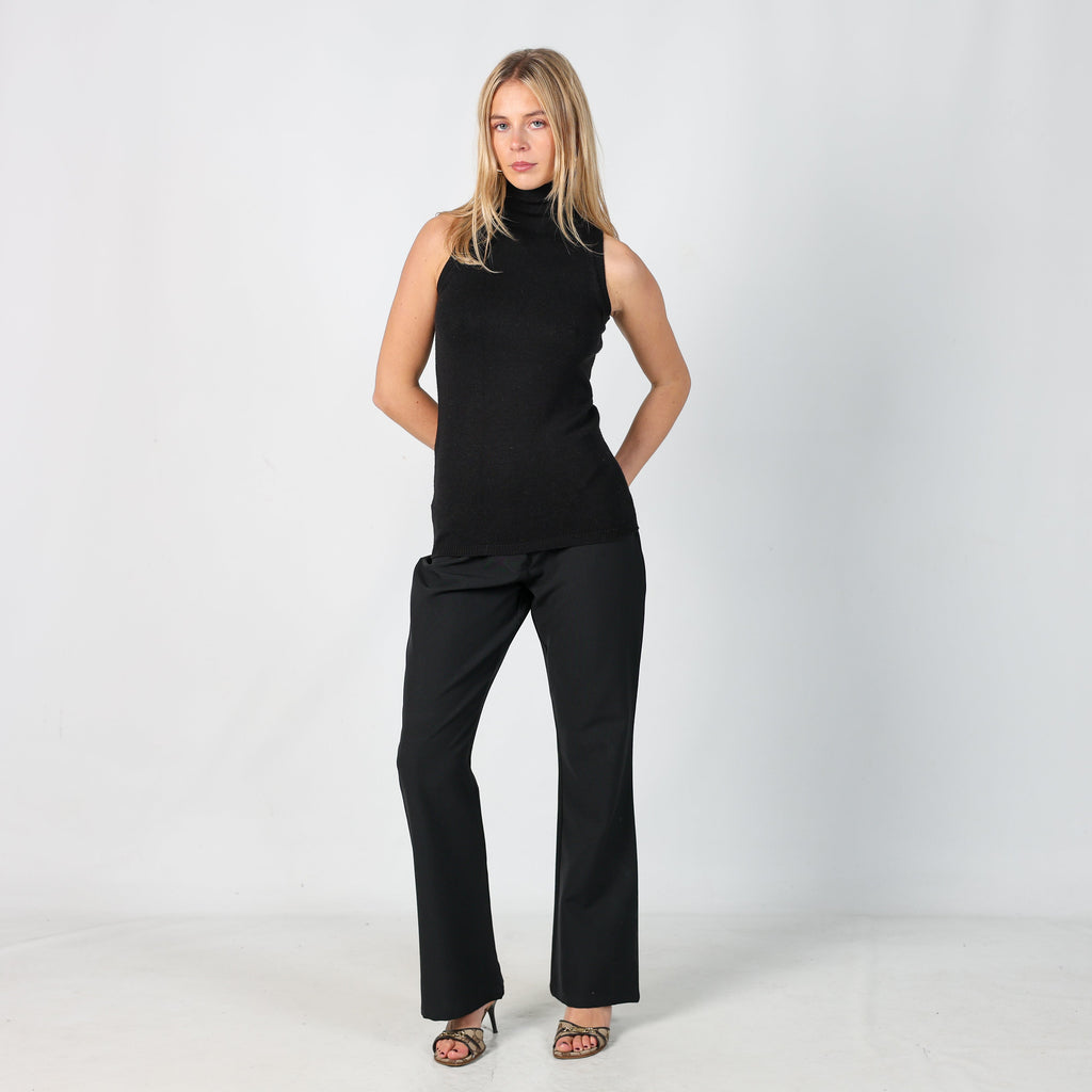 Black Y2K Colours of the World Formal Trousers (S)