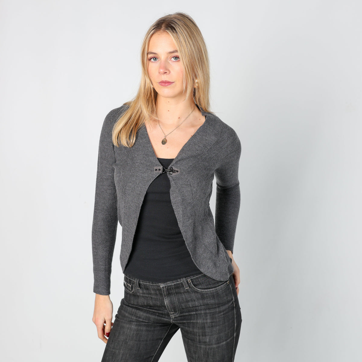 Grey Y2K Fay Cardigan (XS)