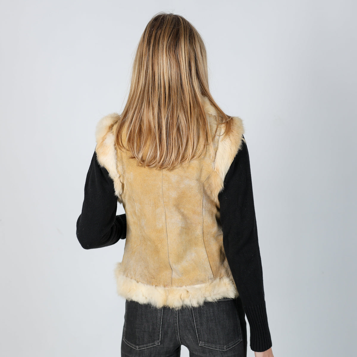 Cream 90s Gilet (S)