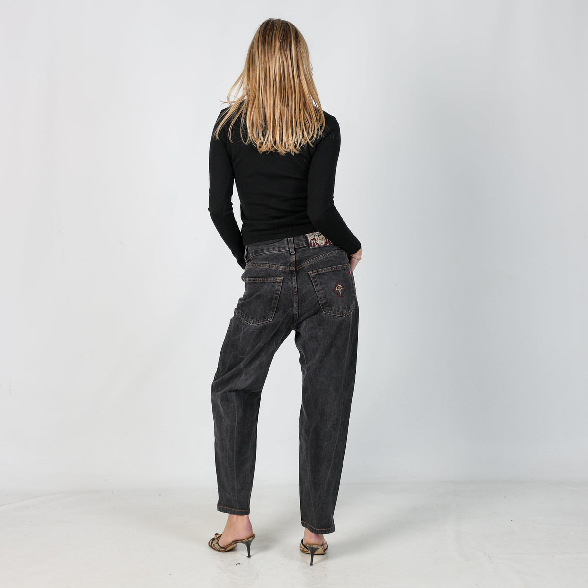 Charcoal Grey Y2K Joop! Mom Jeans (S)