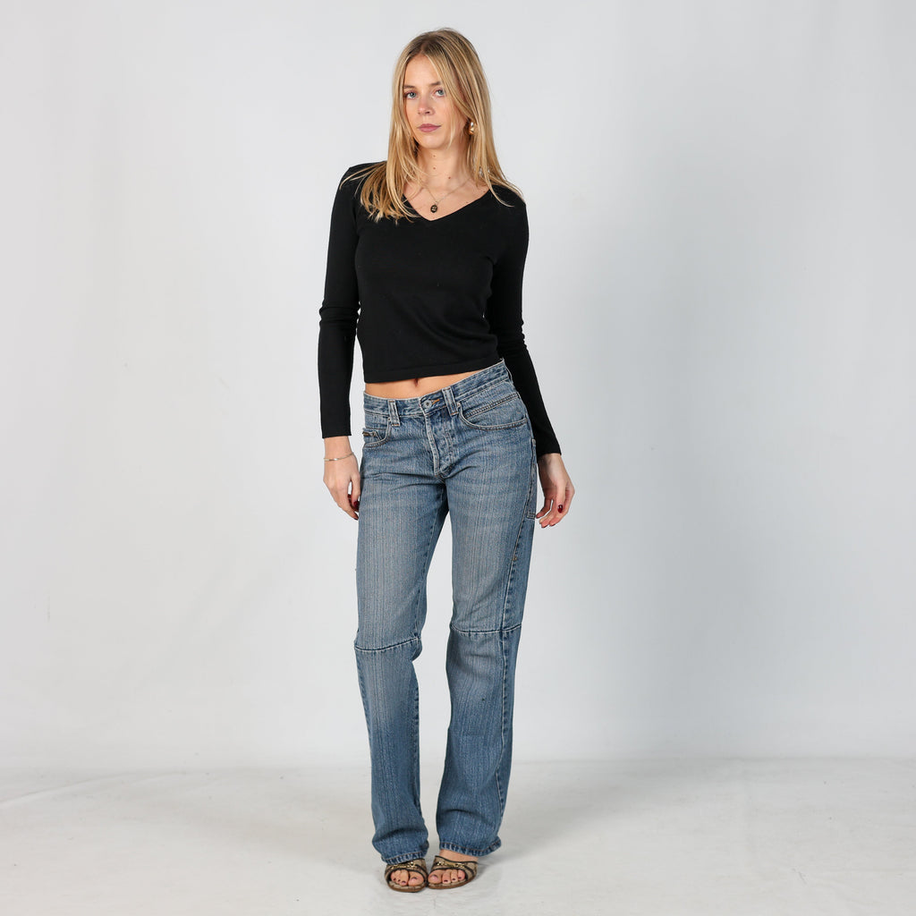 Light Blue Y2K Dolce & Gabbana Straight Jeans (S)