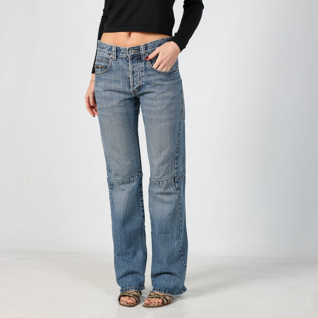 Light Blue Y2K Dolce & Gabbana Straight Jeans (S)