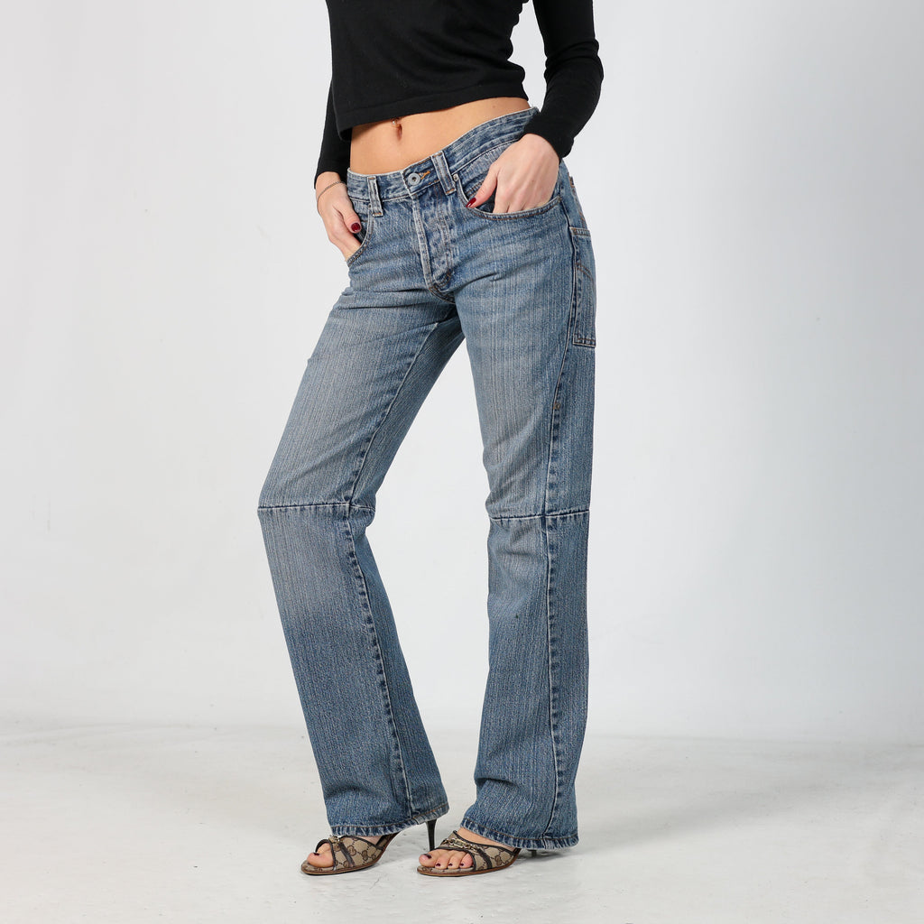 Light Blue Y2K Dolce & Gabbana Straight Jeans (S)