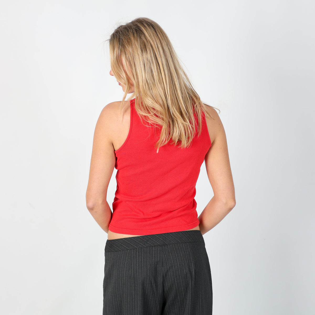 Red Y2K Armani Jeans Cami (XS)