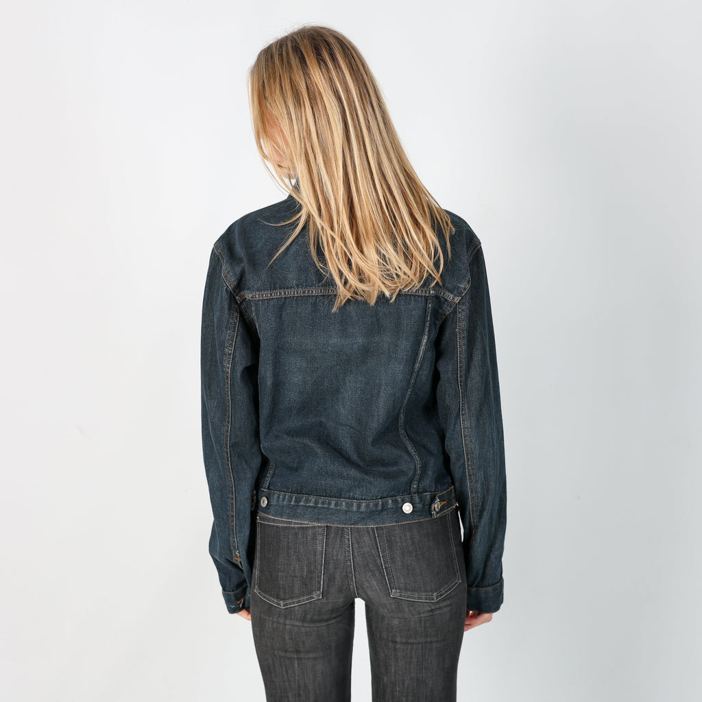 Blue Y2K Reds Denim Jacket (S)