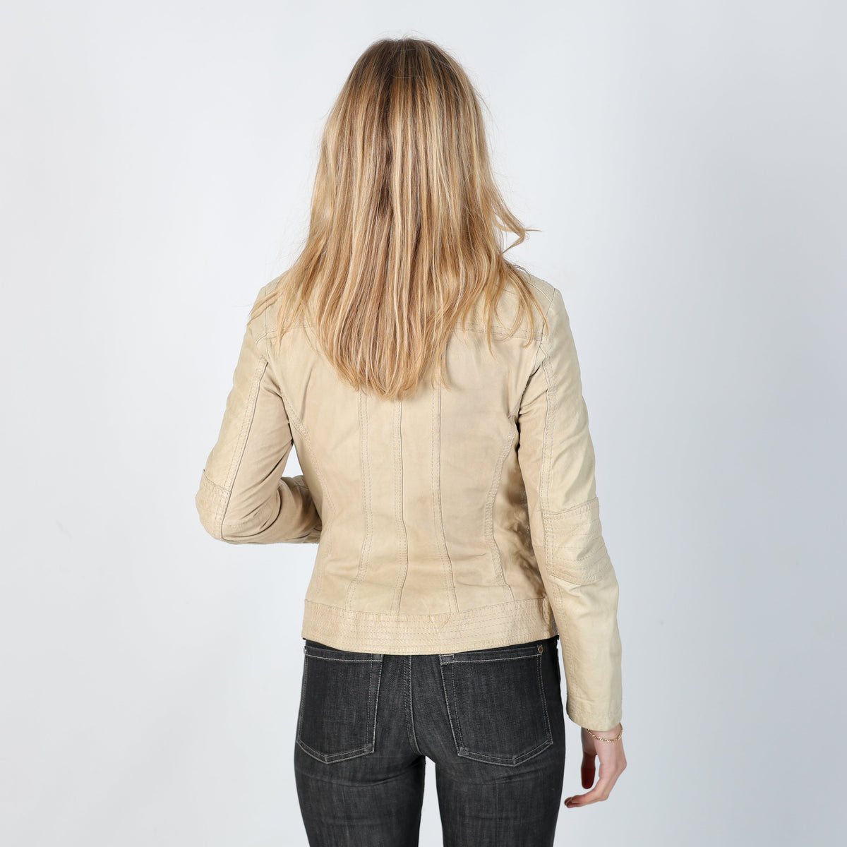 Cream Y2K Street One Leather Jacket (10)