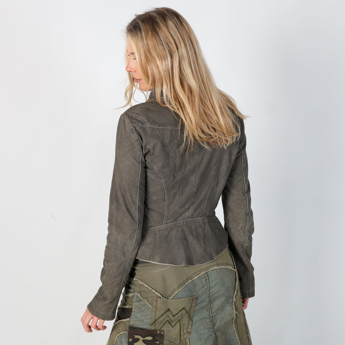 Charcoal Grey Y2K Boss Light jacket (M)