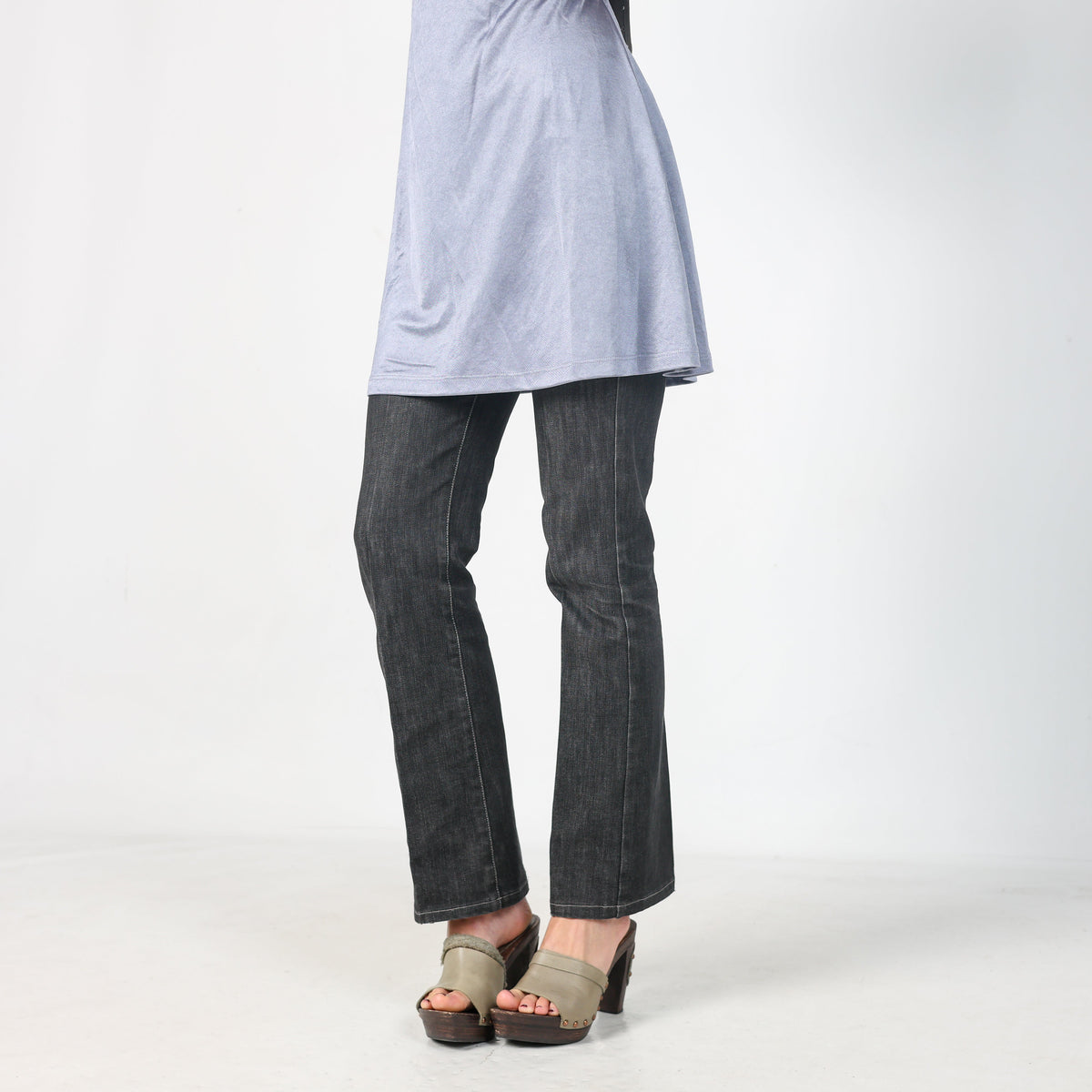 Light Blue Y2K Coconuda Woven Midi Dress (S)