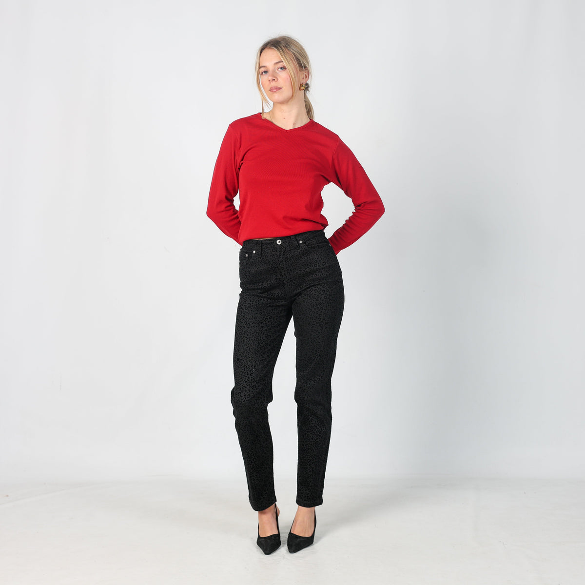 Black Y2K Krizia Jeans Skinny Jeans (XS)
