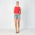 Light Blue Y2K edc Denim Shorts (XS)