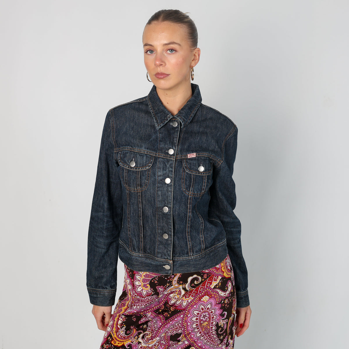 Blue Y2K Miss Sixty Denim Jacket (M)