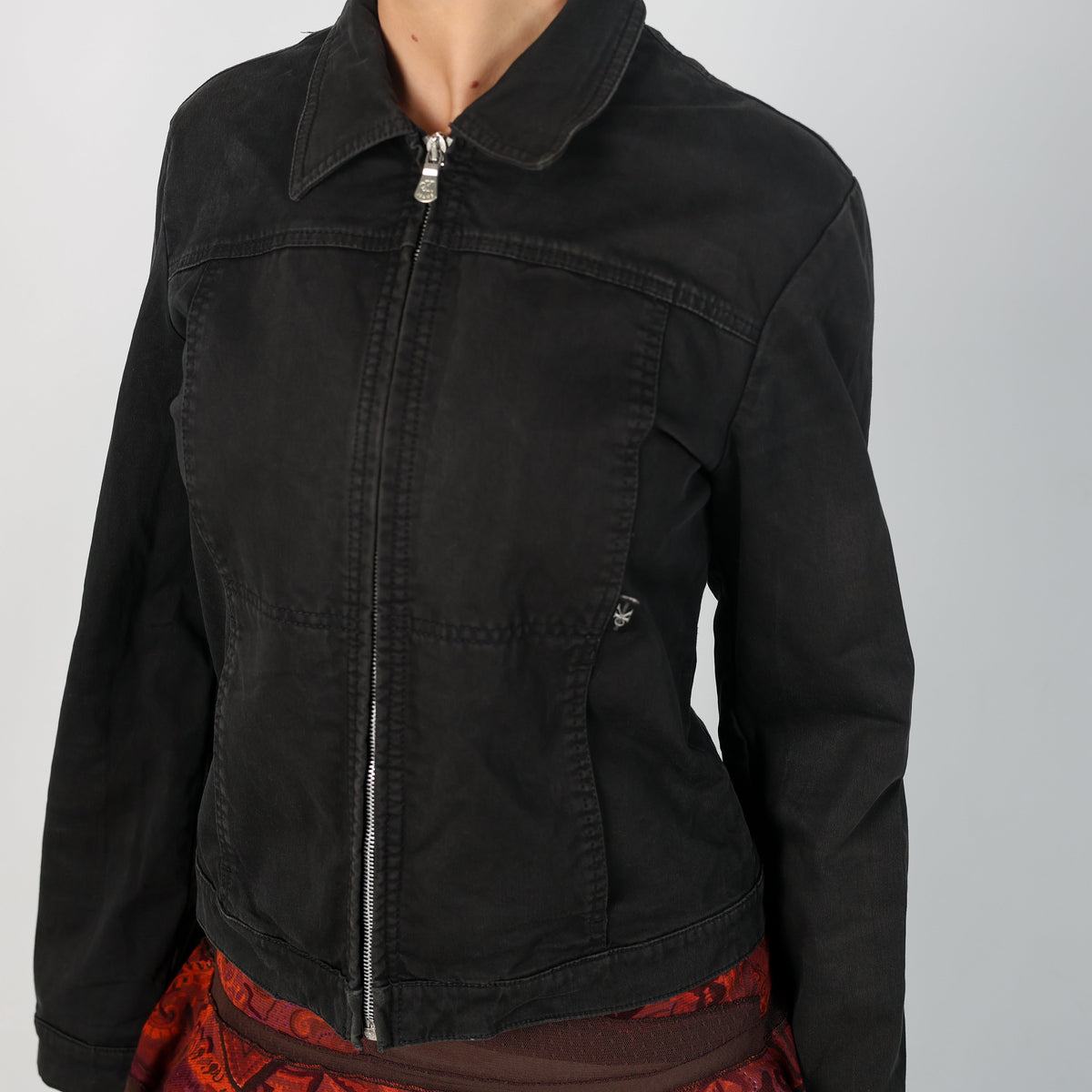 Black Y2K Calvin Klein Light jacket (S)