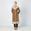 Brown Y2K Afghan Coat (S)