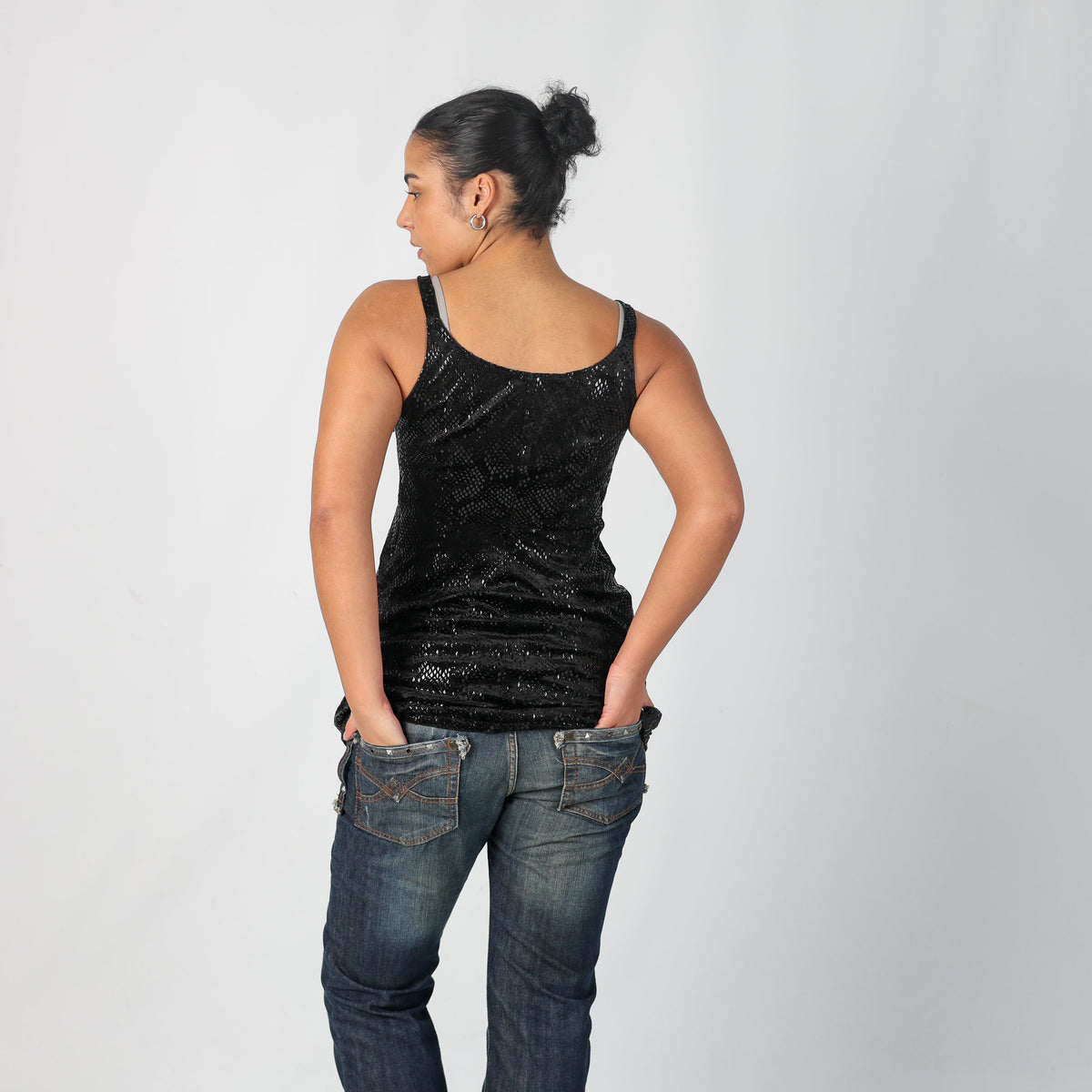 Black Y2K PHARD Slip Dress (S)