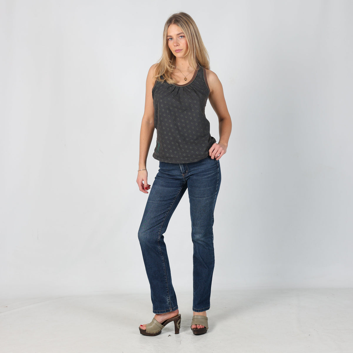 Blue Y2K Dolce & Gabbana Straight Jeans (XS)