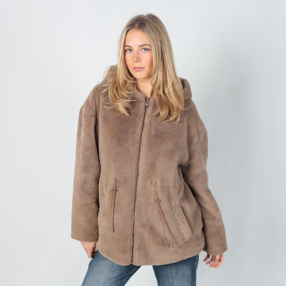 Brown Y2K Guess Jeans Casual Jacket (L)