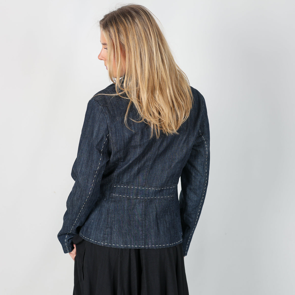 Blue Y2K On parle de vous Denim Jacket (S)