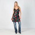 Black Y2K Slip Dress (M)