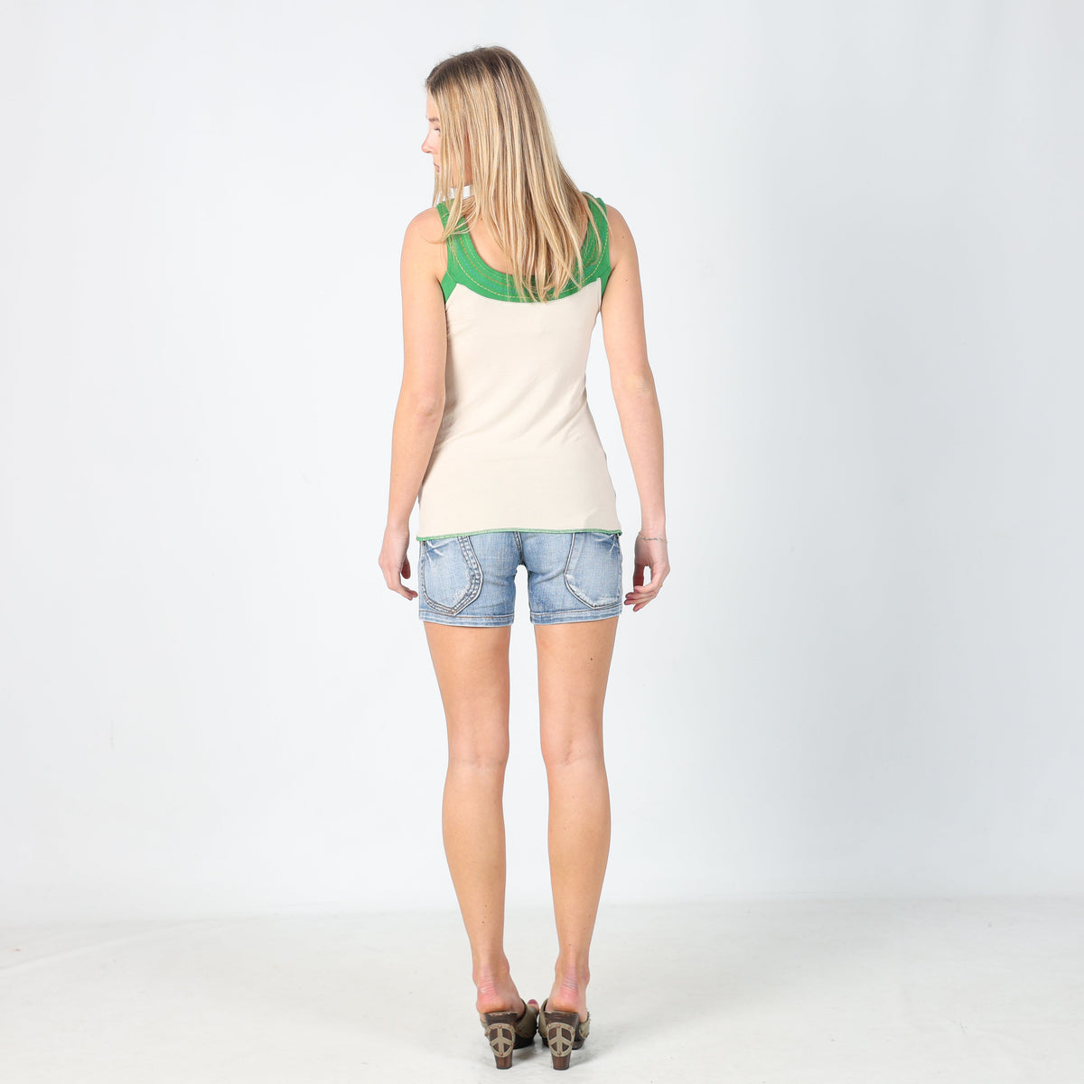 Light Blue Y2K Novantasei Denim Shorts (S)