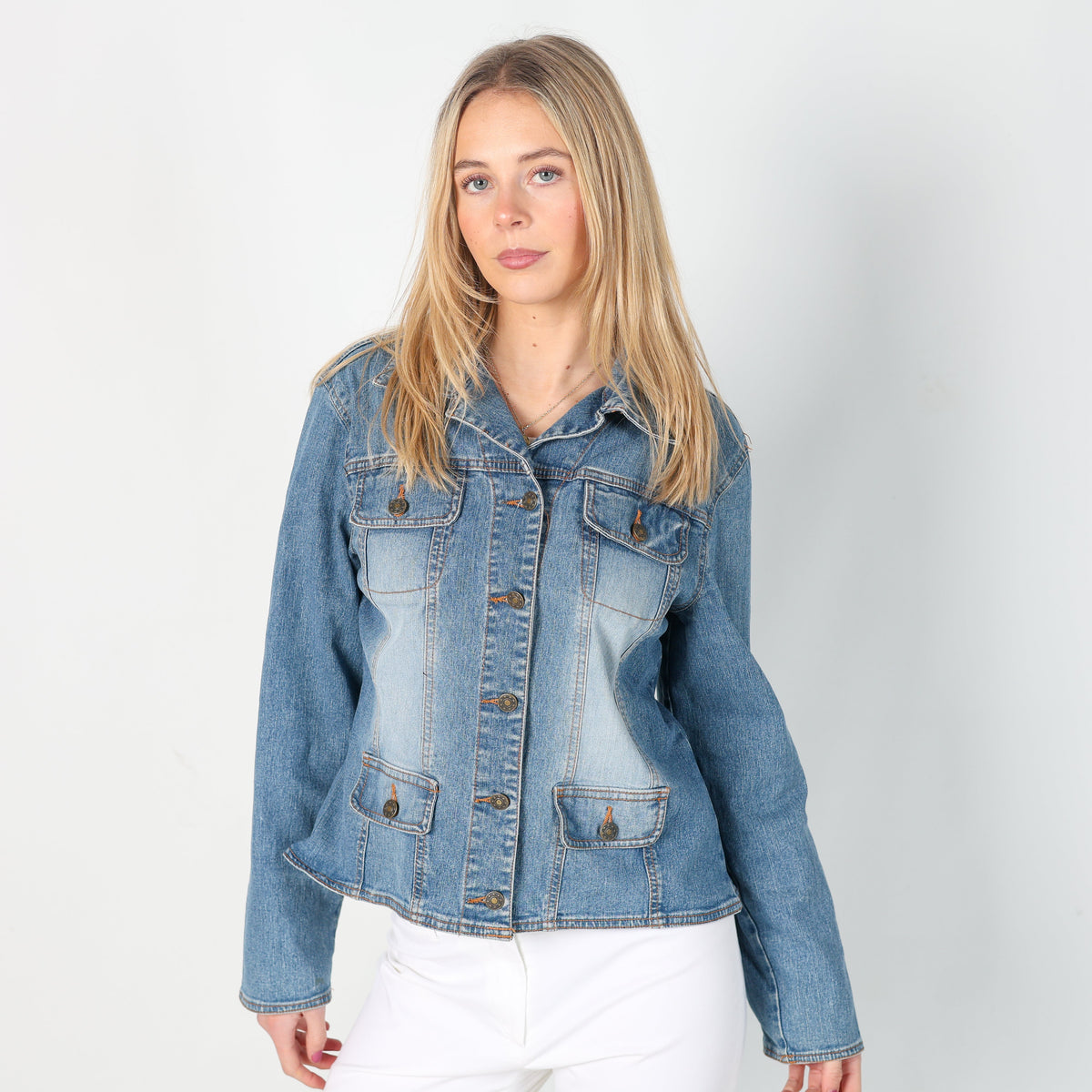 Blue Y2K BlueMotion Denim Jacket (L)