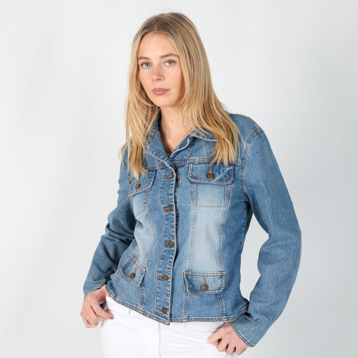 Blue Y2K BlueMotion Denim Jacket (L)