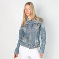 Light Blue Y2K Coconuda Denim Jacket (M)