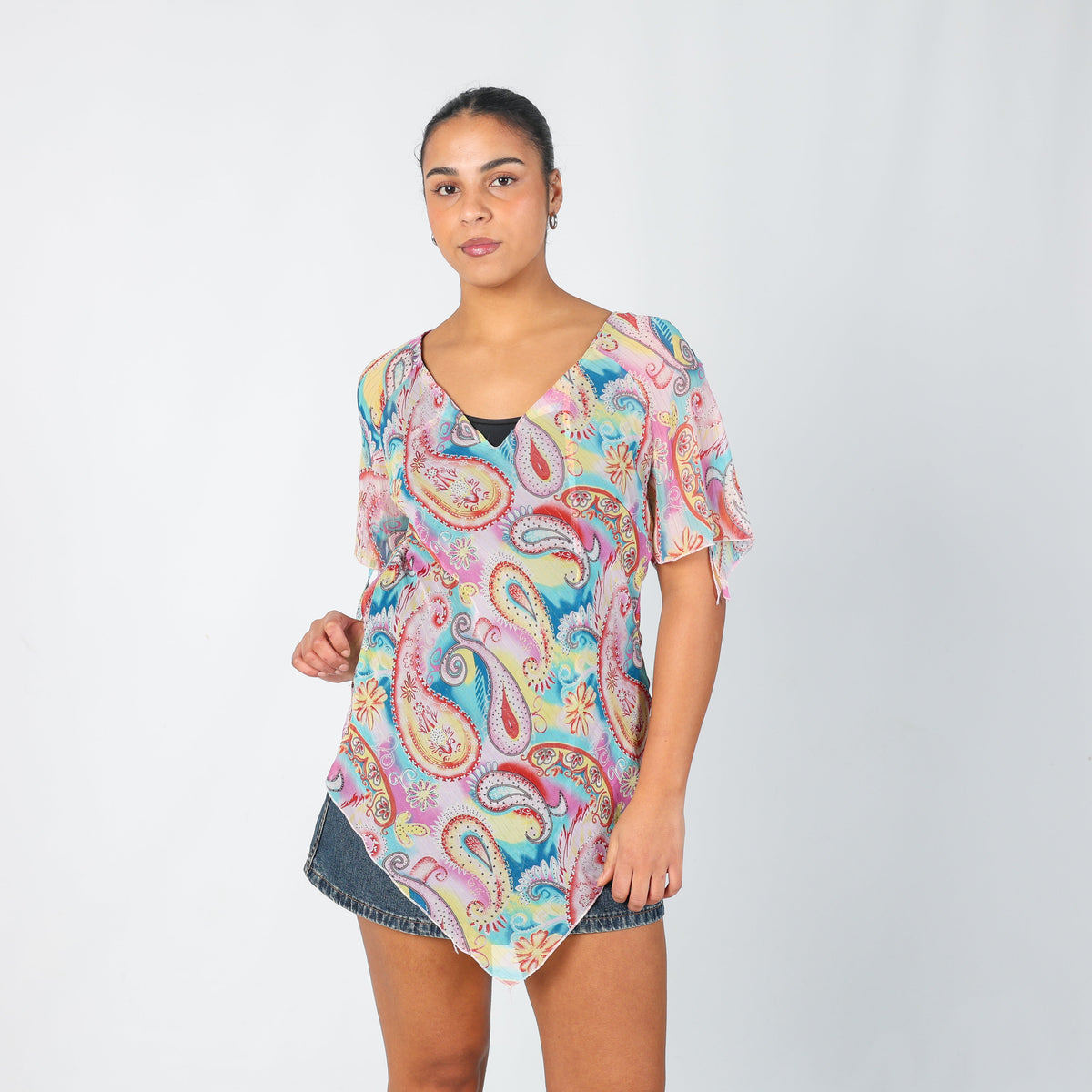 Baby Pink Y2K Wan Li Blouse (L)