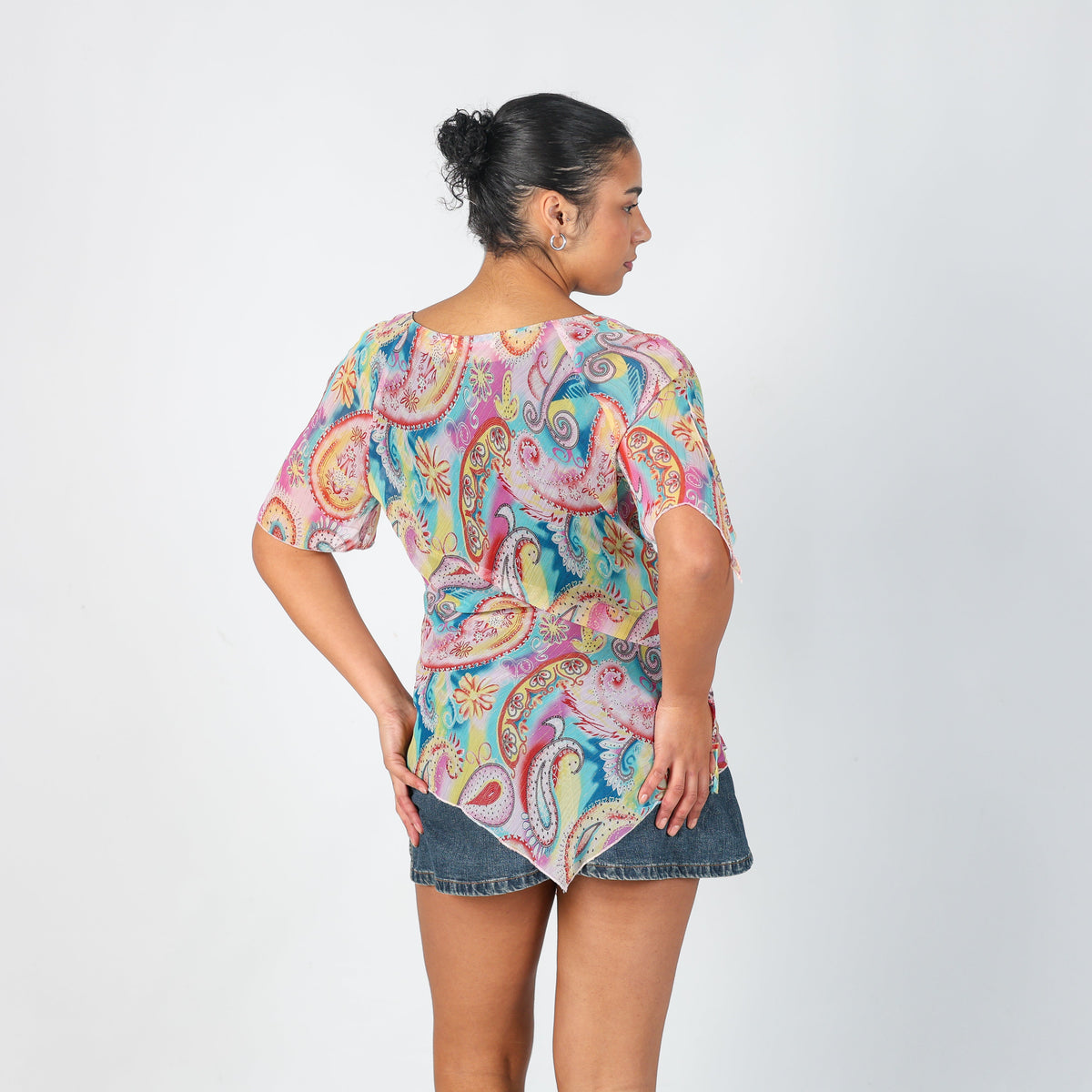 Baby Pink Y2K Wan Li Blouse (L)
