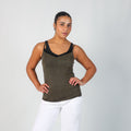 Gold Y2K Tezenis Cami (M)