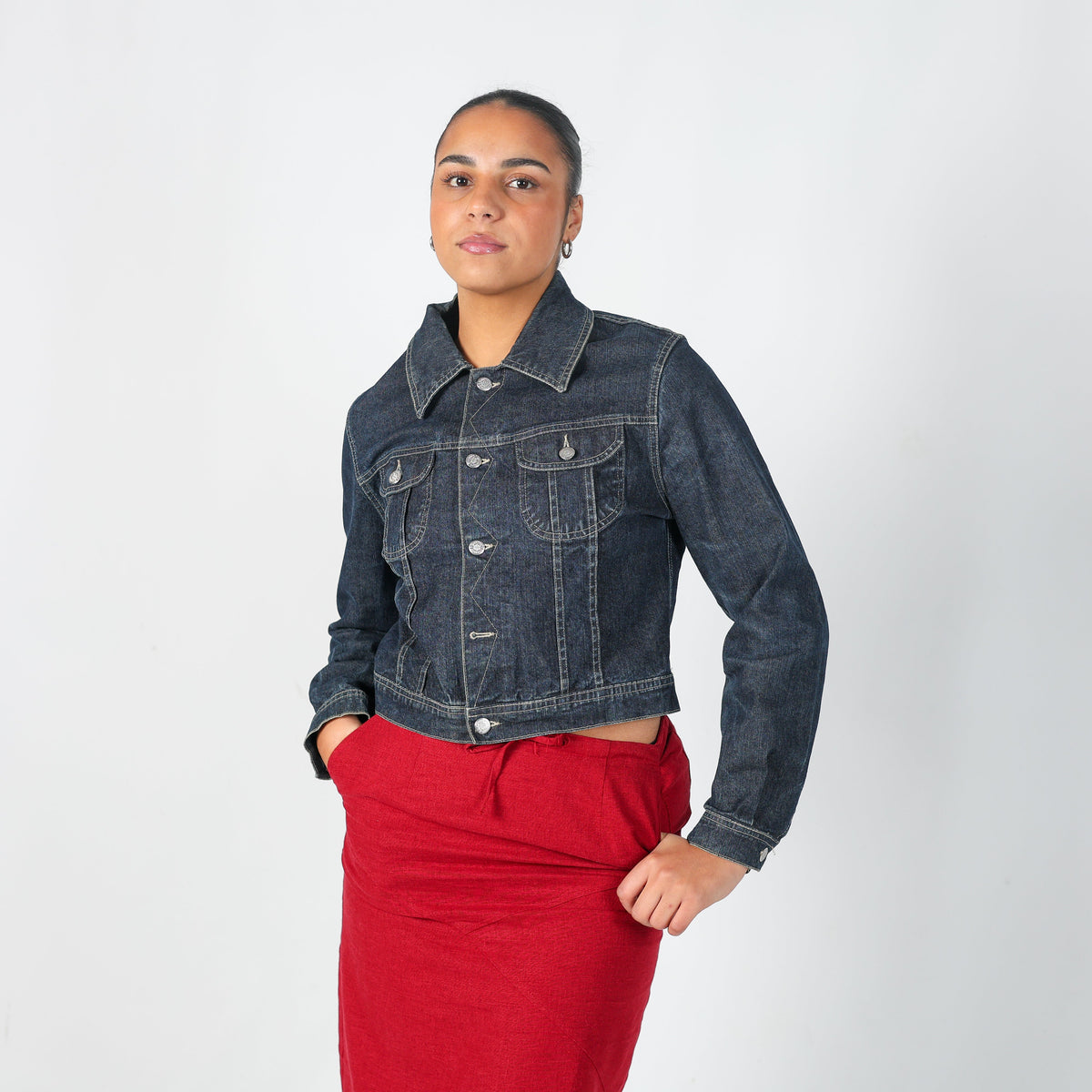 Blue Y2K Cimarron Denim Jacket (L)