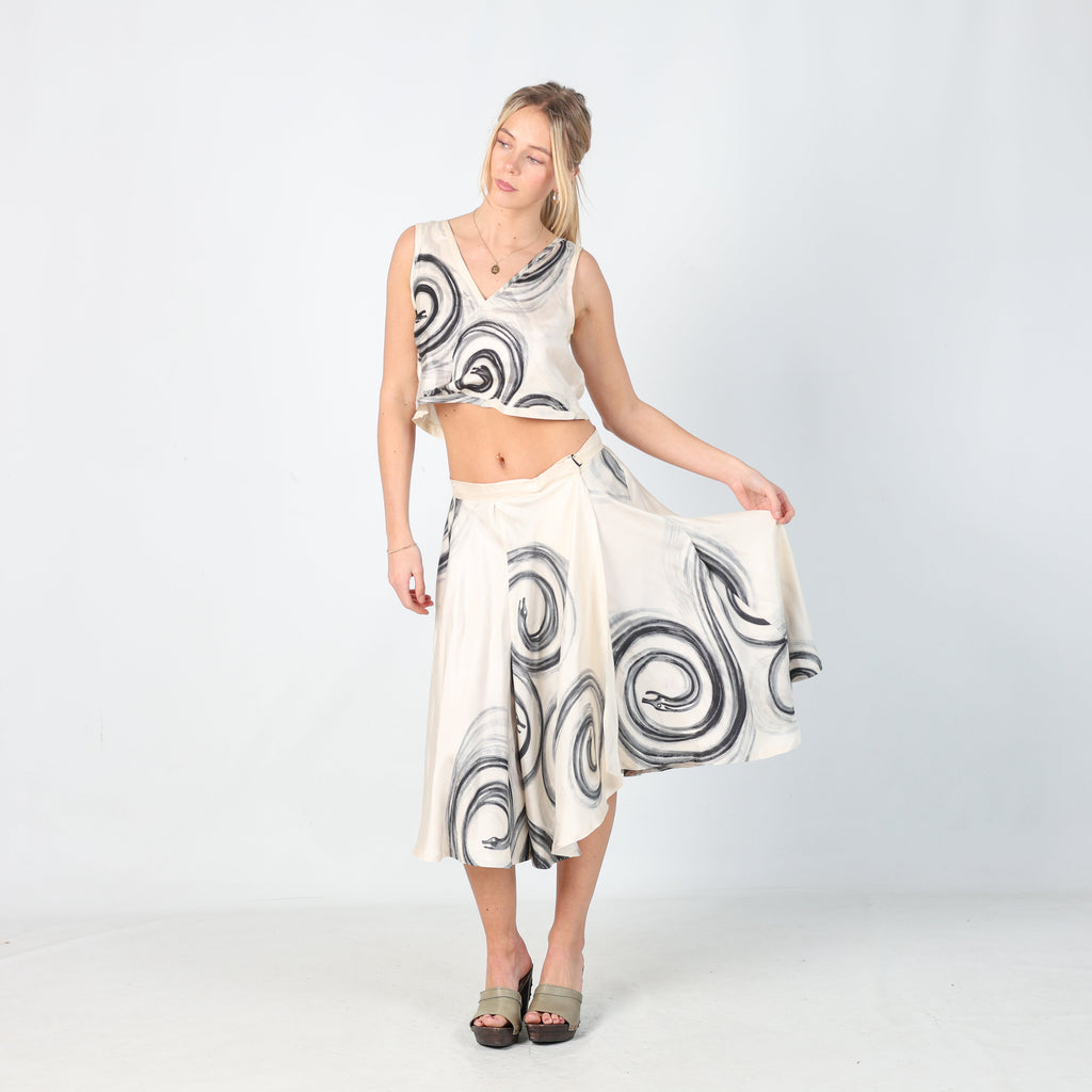 Cream Y2K Two Piece (M)