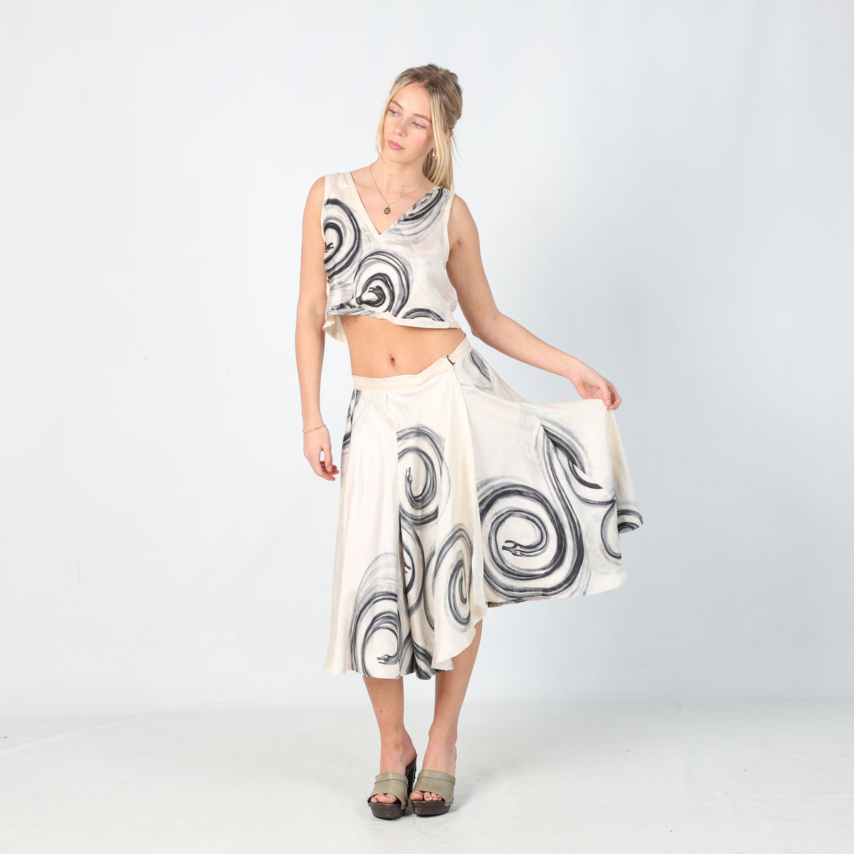 Cream Y2K Two Piece (M)