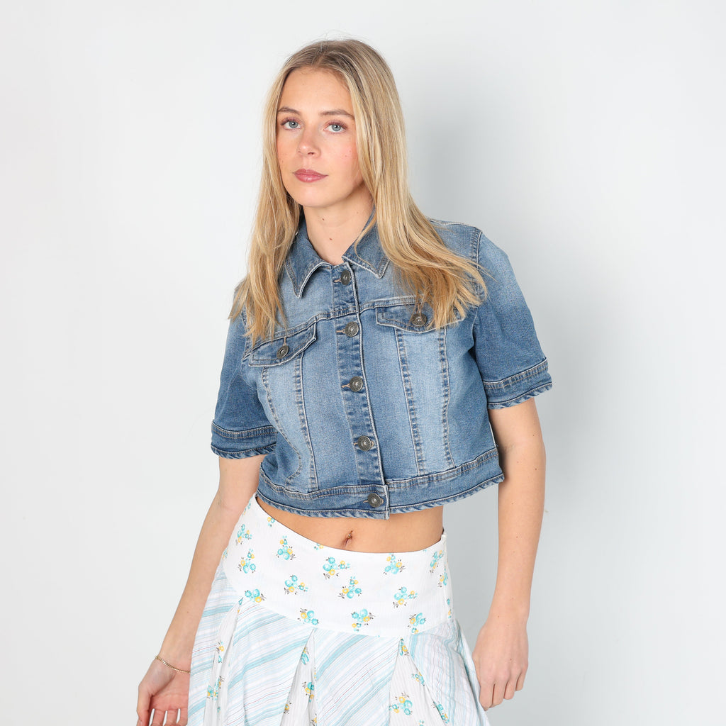Blue Y2K Arizona Denim Jacket (M)