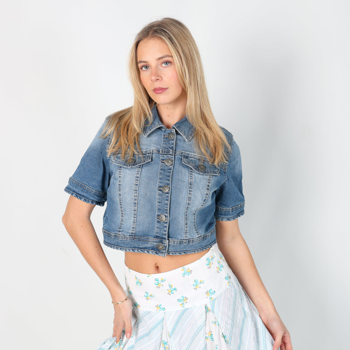 Blue Y2K Arizona Denim Jacket (M)