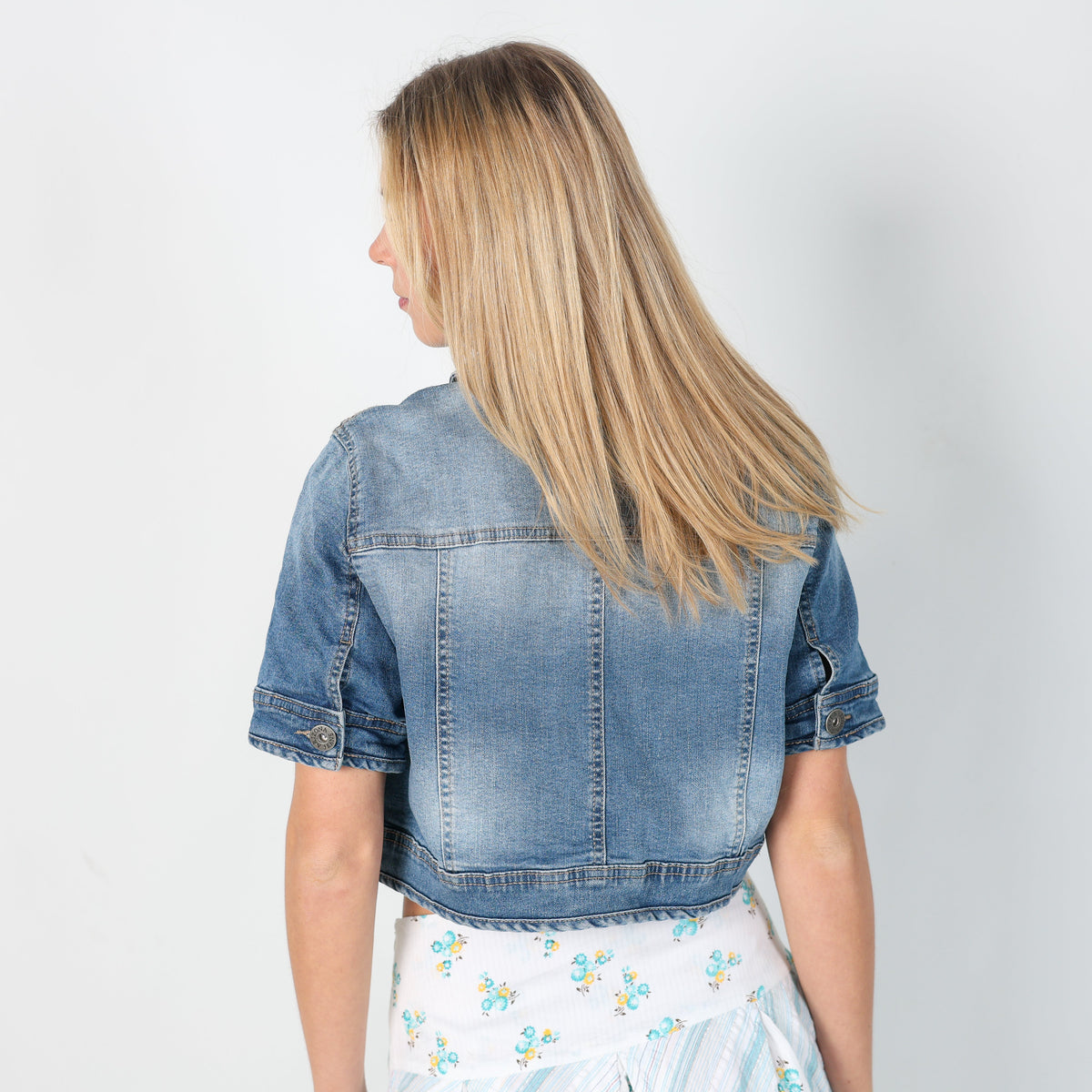 Blue Y2K Arizona Denim Jacket (M)