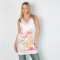 Cream Y2K Diesel Printed Woven Midi Dress (S)