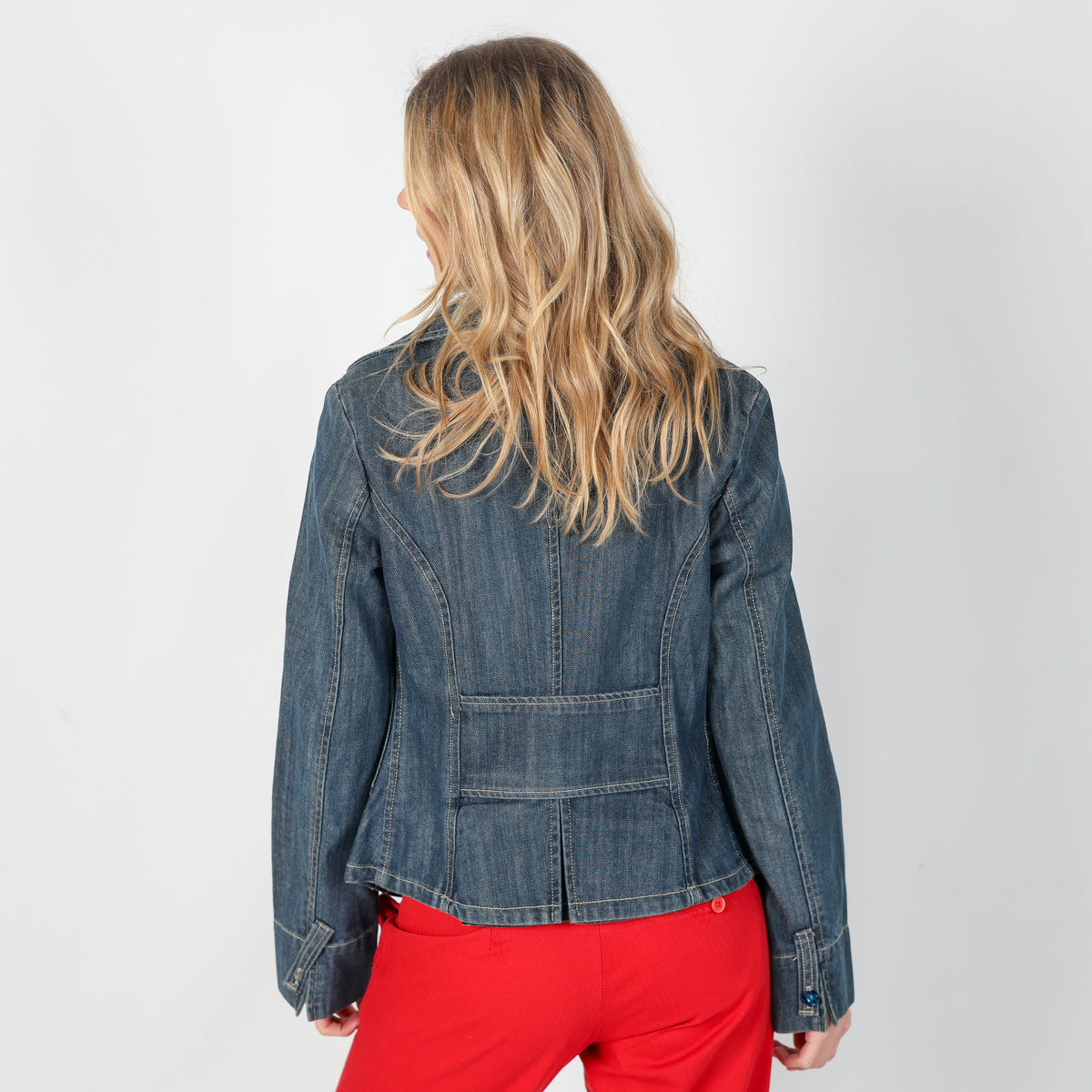 Blue 90s Denim Jacket (M)