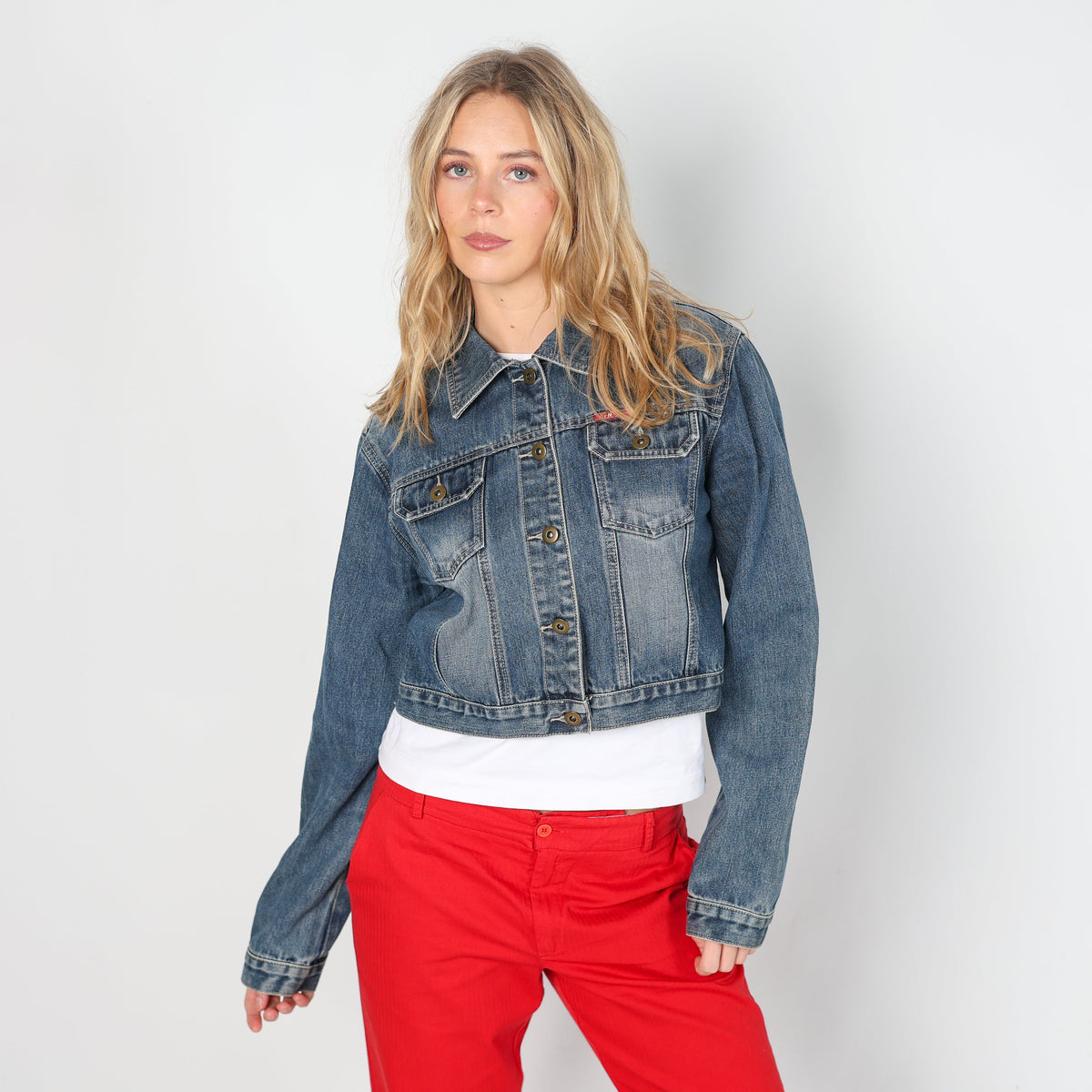 Blue 90s XFN Denim Jacket (M)