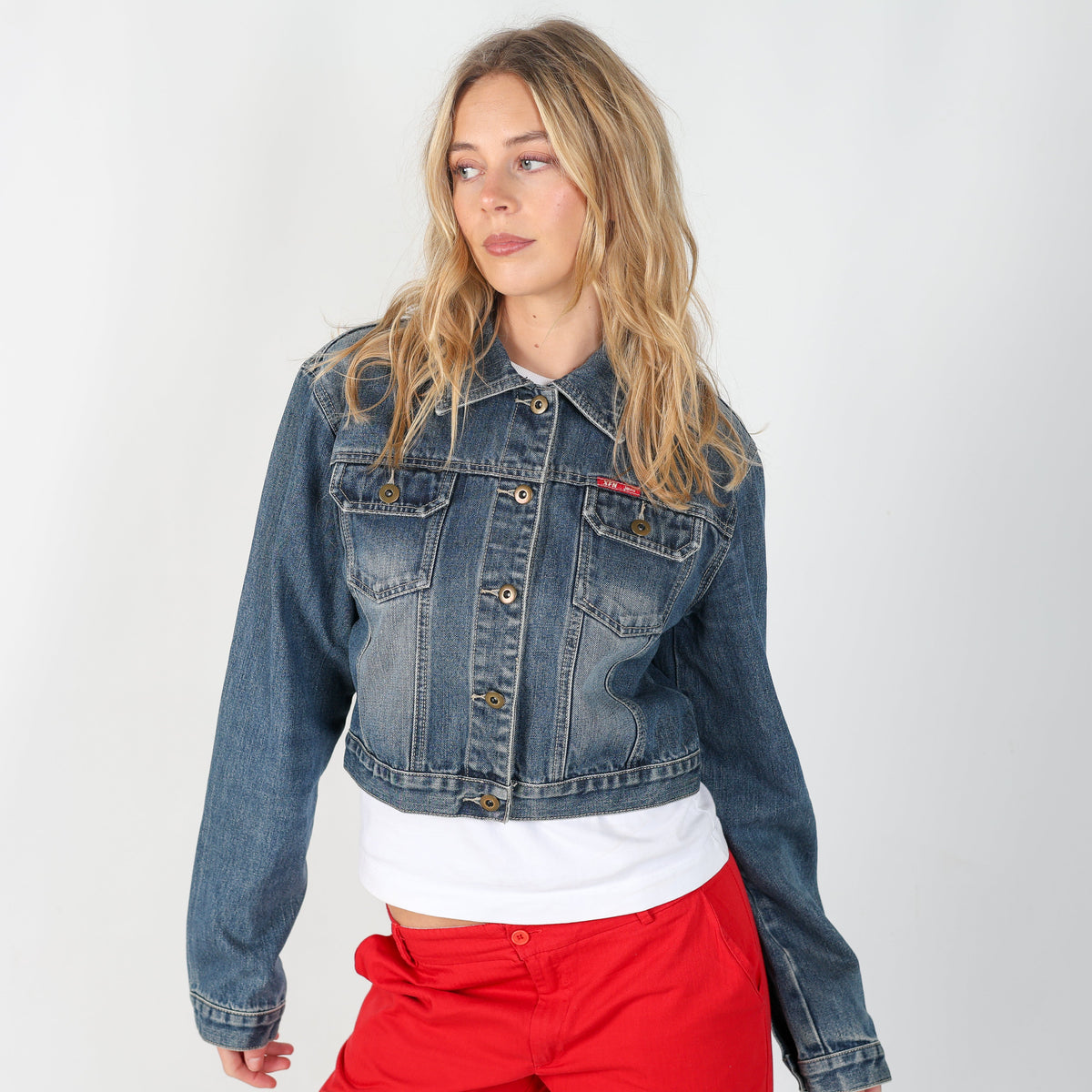 Blue 90s XFN Denim Jacket (M)