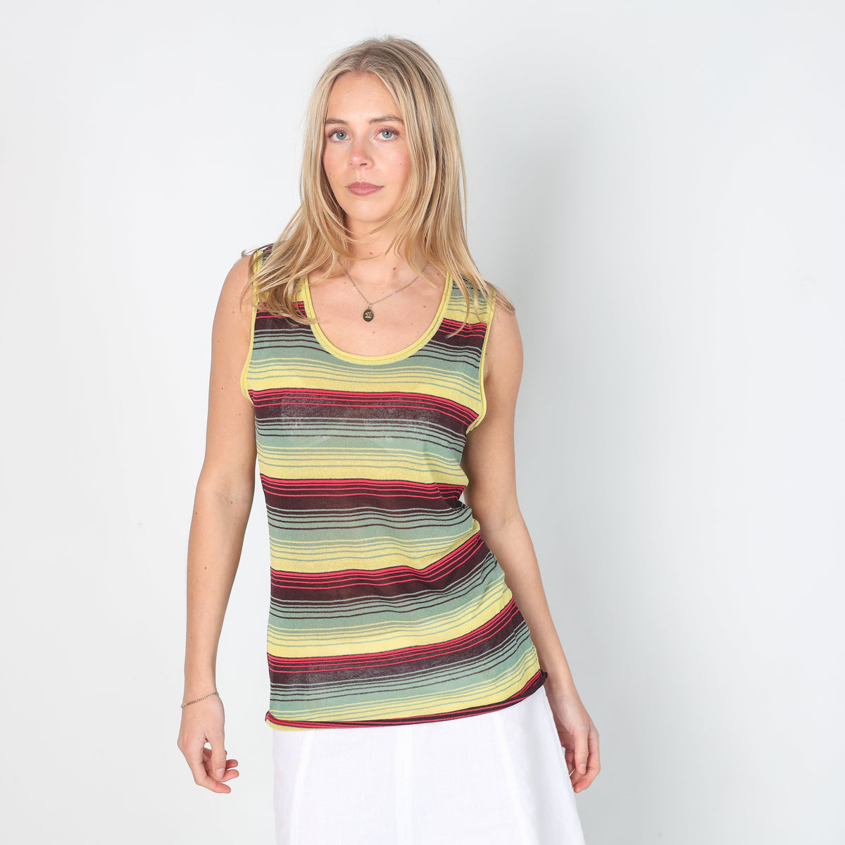 Black 90s Taviani Woven Vest (M)