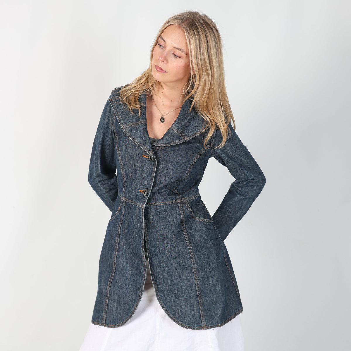 Blue 90s Terioatto Denim Jacket (M)