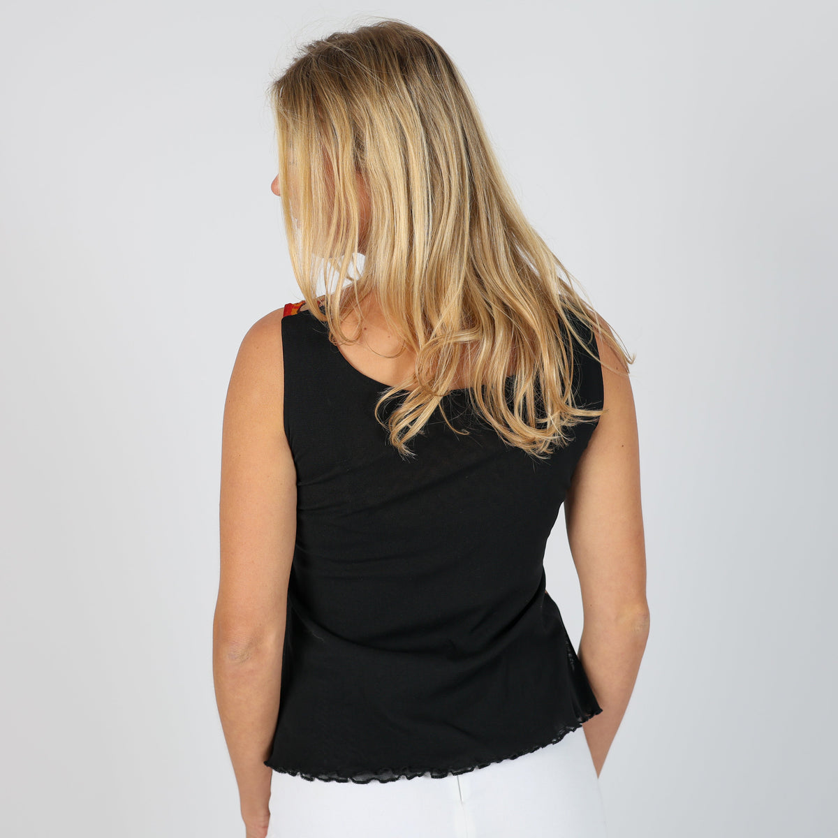 Black Y2K Made in Italy Cami (S)